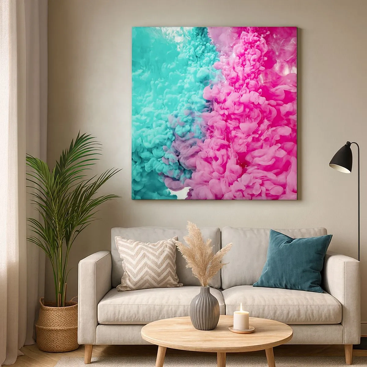 Obraz na płótnie - Decydujące starcie - 30x30 cm