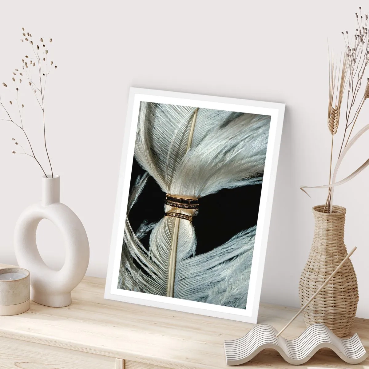 Plakat w białej ramie - ...i nie opuszczę Cię… - 50x70 cm