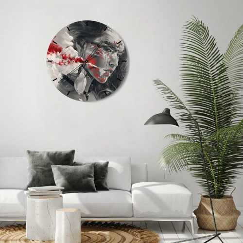 Zegar ścienny - W oparach absurdu - 40x40 cm