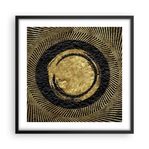 Plakat w czarnej ramie - Kompozycja glamour - 50x50 cm