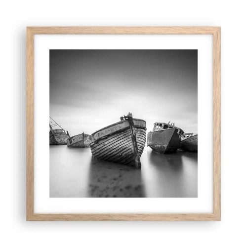 Plakat w ramie jasny dąb - Już tylko wspomnienia… - 40x40 cm