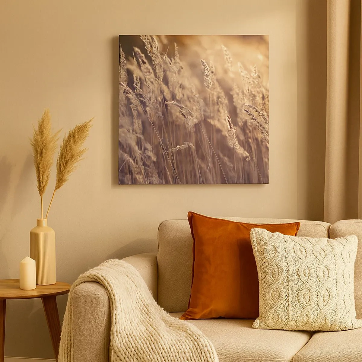 Obraz na płótnie - Gotowe na powitanie jesieni - 30x30 cm