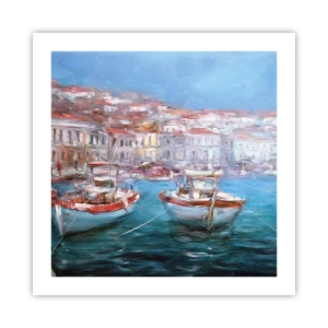 Plakat - Włoska zatoka - 50x50 cm