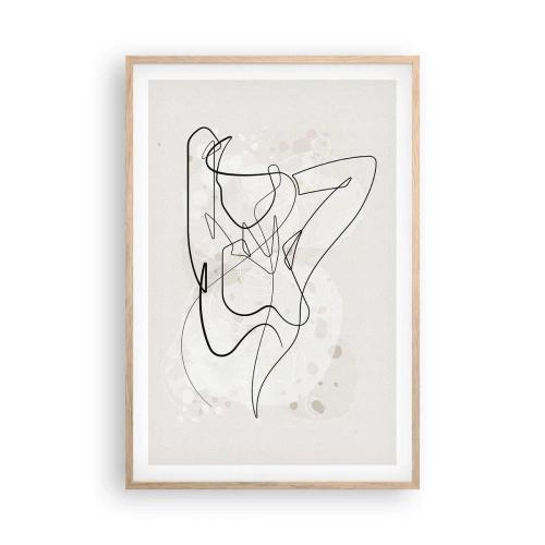 Plakat w ramie jasny dąb - Sztuka uwodzenia - 61x91 cm