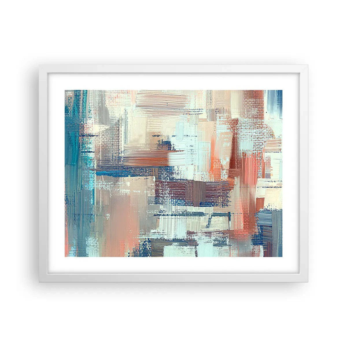 Plakat w białej ramie - Dotrzeć do światła - 50x40 cm