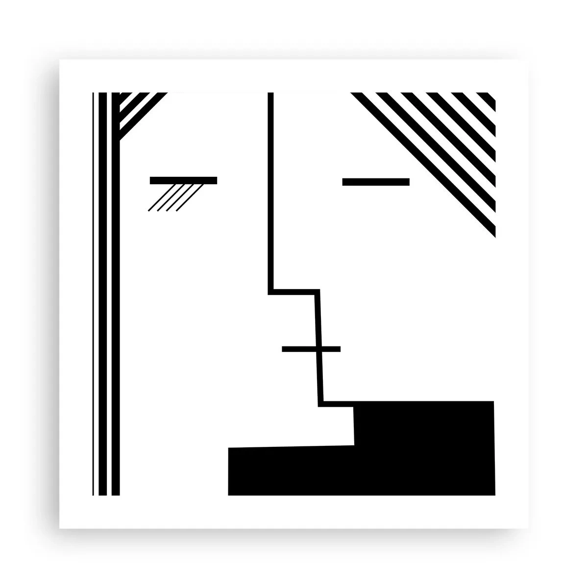 Plakat - Po prostu pocałunek - 50x50 cm