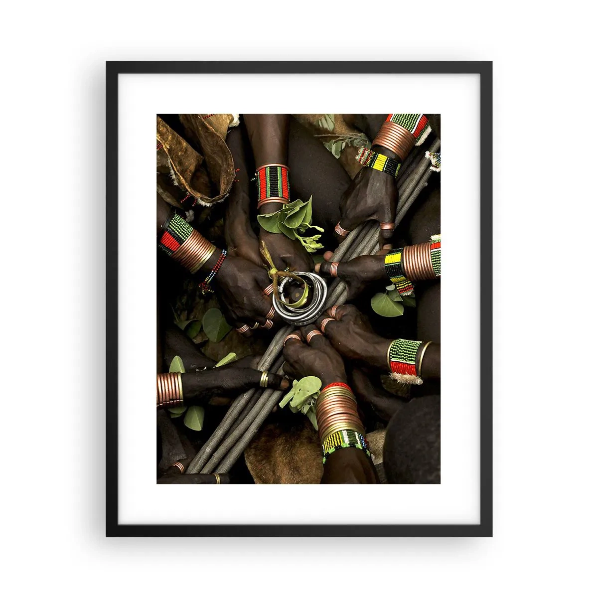 Plakat w czarnej ramie - Jesteśmy razem - 40x50 cm