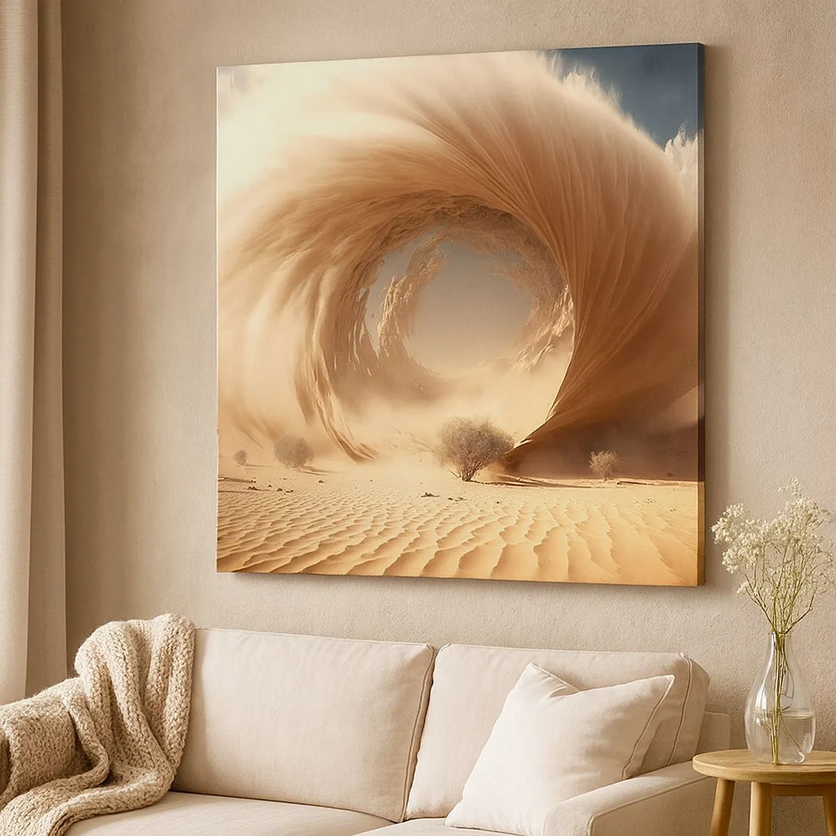 Obraz na płótnie - Otwarty portal - 30x30 cm