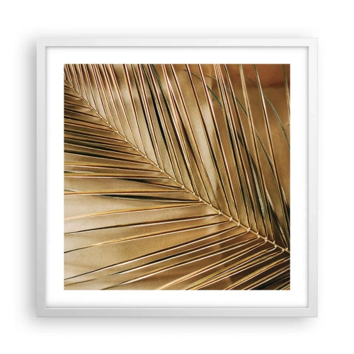 Plakat w białej ramie - Naturalna kolumnada - 50x50 cm