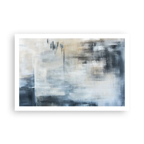 Plakat - Za zasłoną błękitu - 91x61 cm