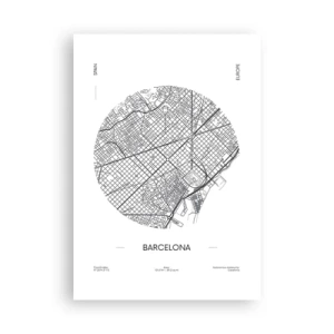 Plakat - Anatomia Barcelony - 70x100 cm