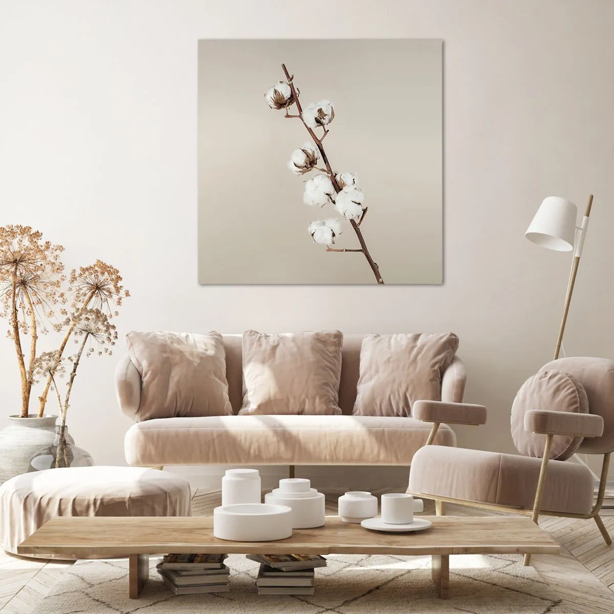 Obraz na płótnie - U źródła miękkości - 70x70 cm