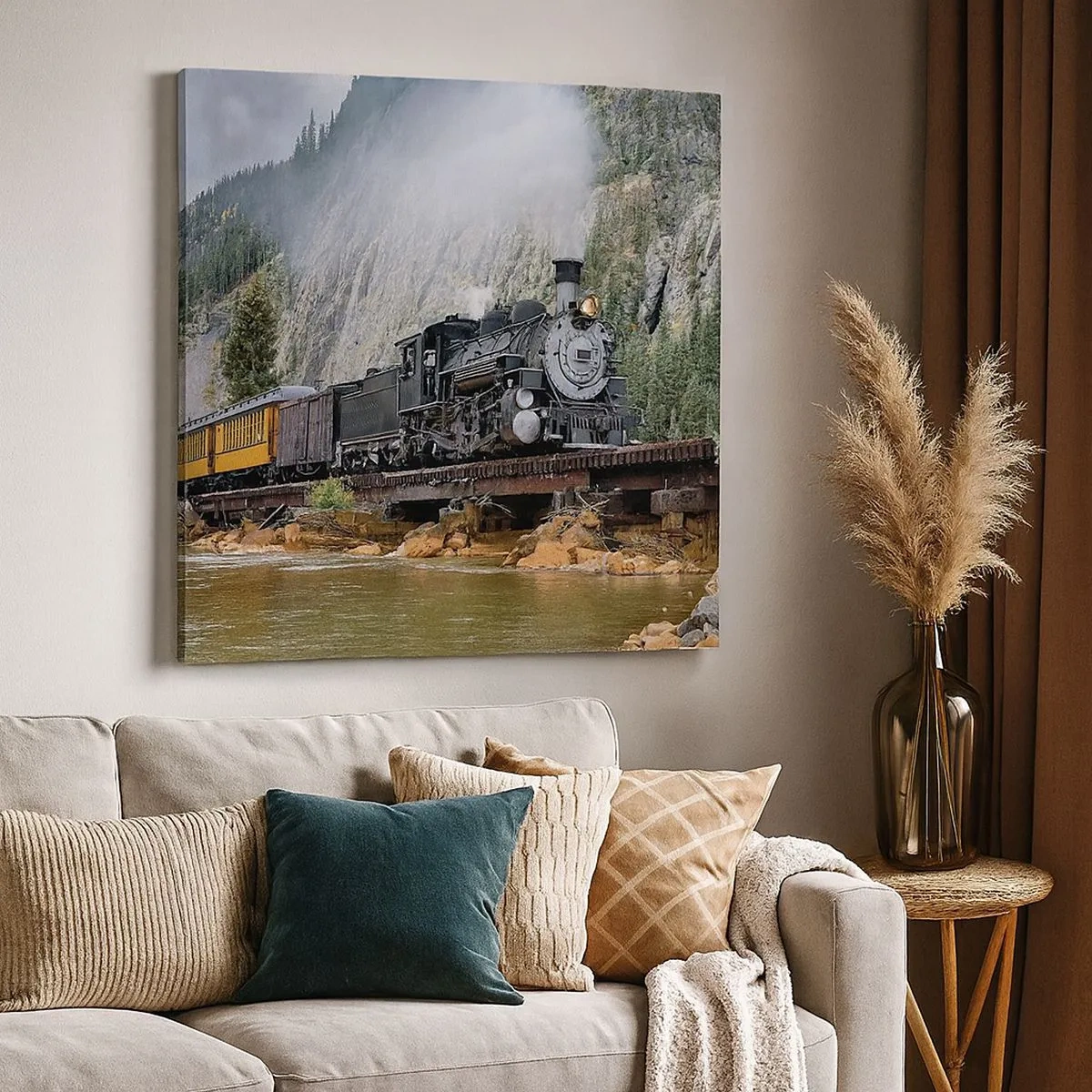 Obraz na płótnie - A dokąd to? Dokąd? - 30x30 cm