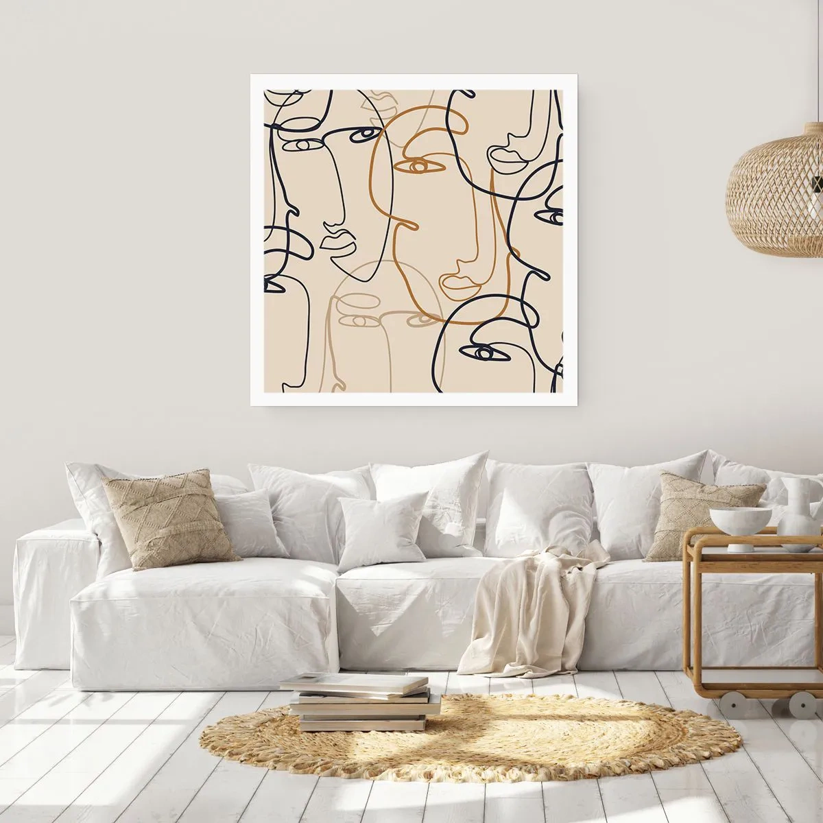 Plakat - Portret zwielokrotniony - 40x40 cm