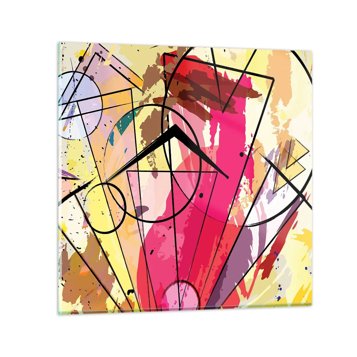 Obraz na szkle - Eksplozja - 70x70 cm