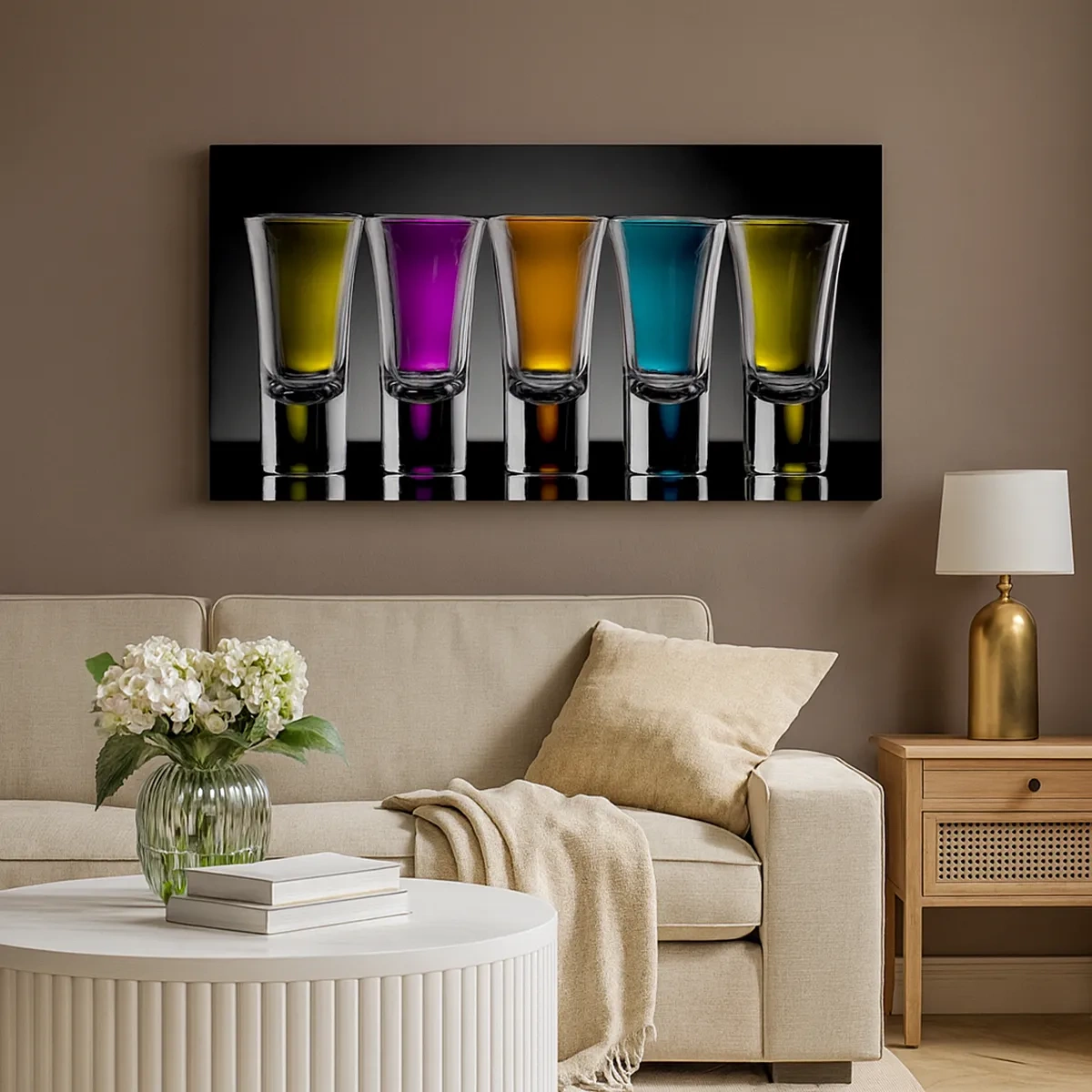 Obraz na płótnie - Barwy radości - 30x30 cm