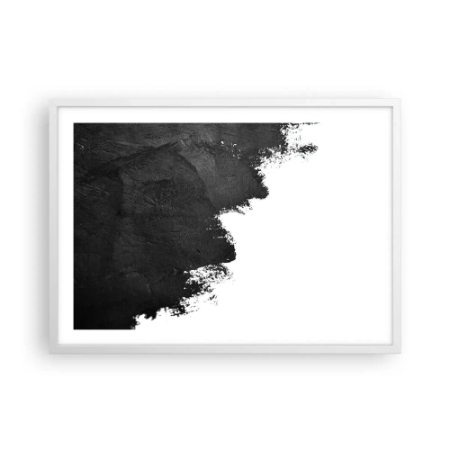 Plakat w białej ramie - Żywioły: ziemia - 70x50 cm