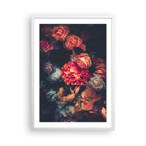 Plakat w białej ramie - Jak u holenderskich mistrzów - 50x70 cm