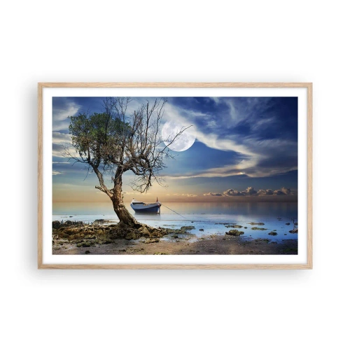 Plakat w ramie jasny dąb - To koniec czy początek? - 91x61 cm