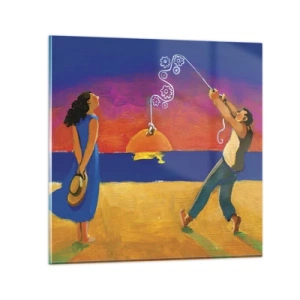 Obraz na szkle - Więcej niż gwiazdka z nieba - 30x30 cm