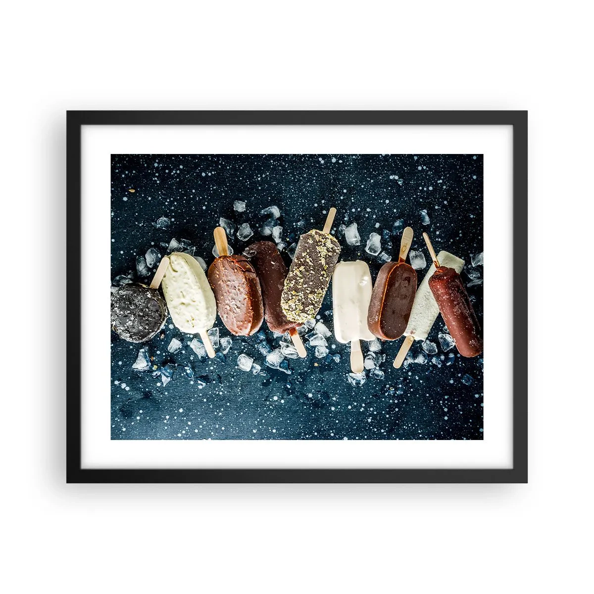 Plakat w czarnej ramie - Smak gorącego lata - 50x40 cm