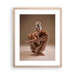 Plakat w ramie jasny dąb - Jedność ciała i ducha - 40x50 cm