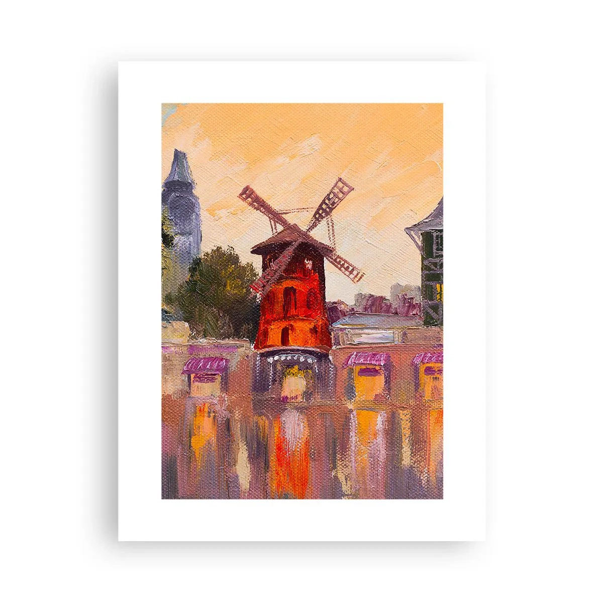 Plakat - Paryskie ikony – Moulin Rouge - 30x40 cm