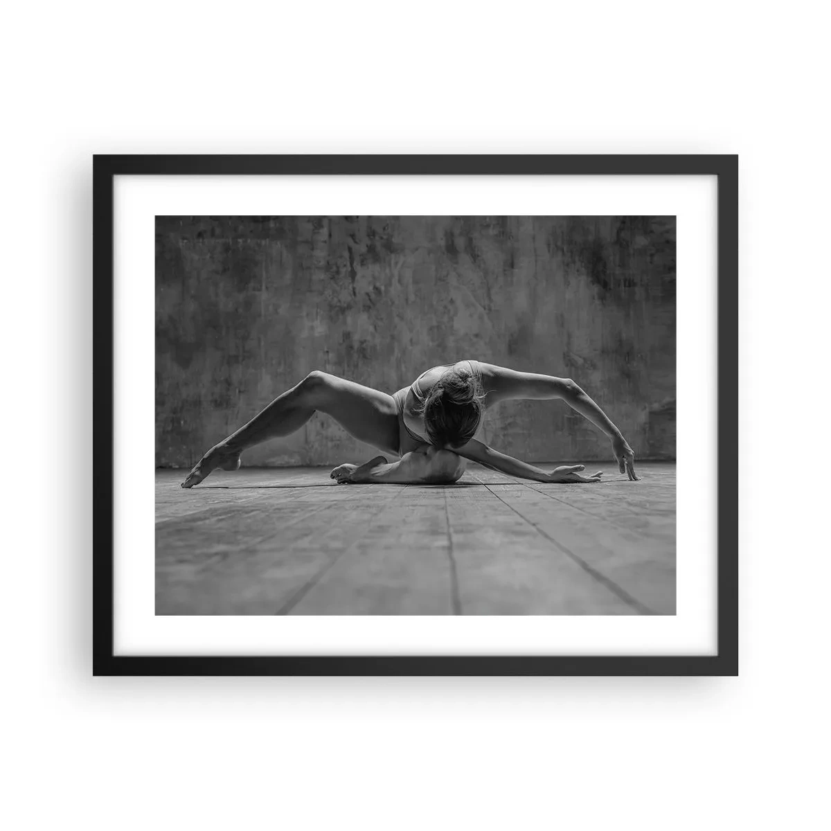 Plakat w czarnej ramie - Symetria odnaleziona - 50x40 cm