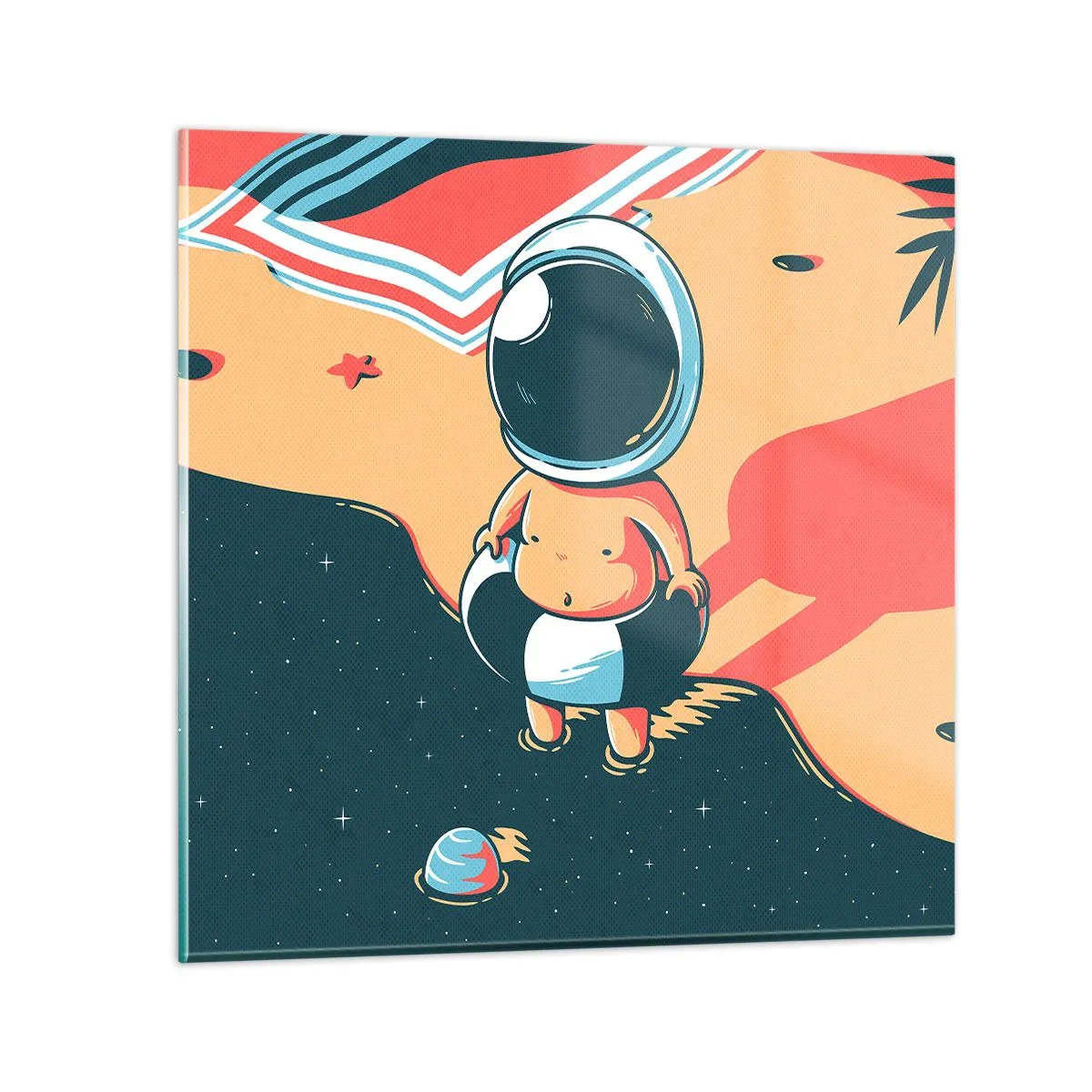 Obraz na szkle - Z innej perspektywy - 40x40 cm