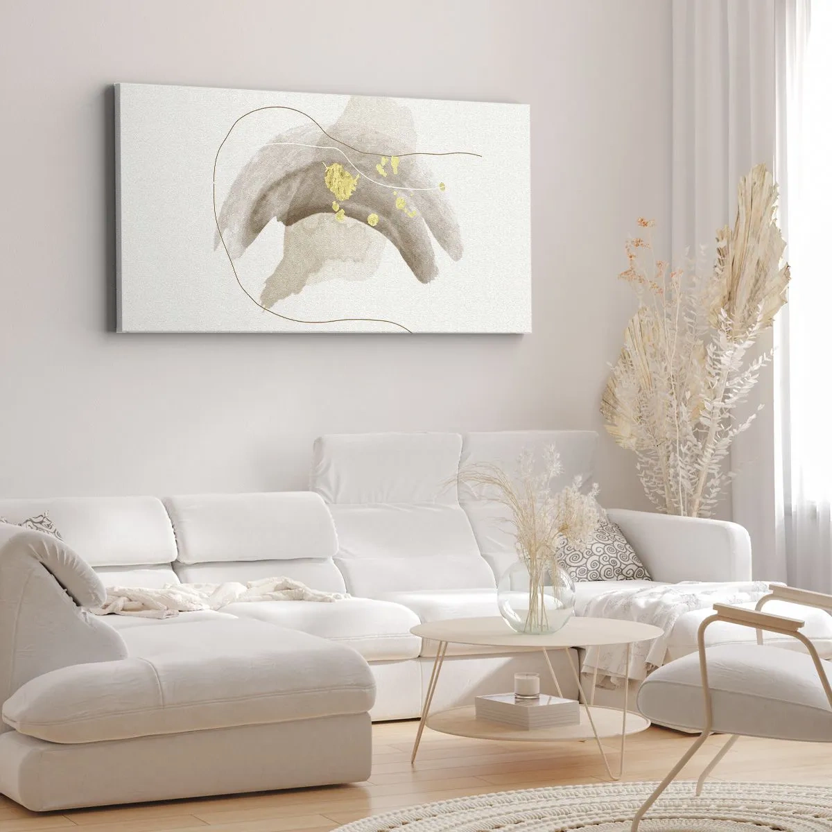 Obraz na płótnie - Napotkane w przestrzeni - 100x40 cm