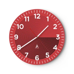Zegar ścienny - Ruch kolisty - 30x30 cm