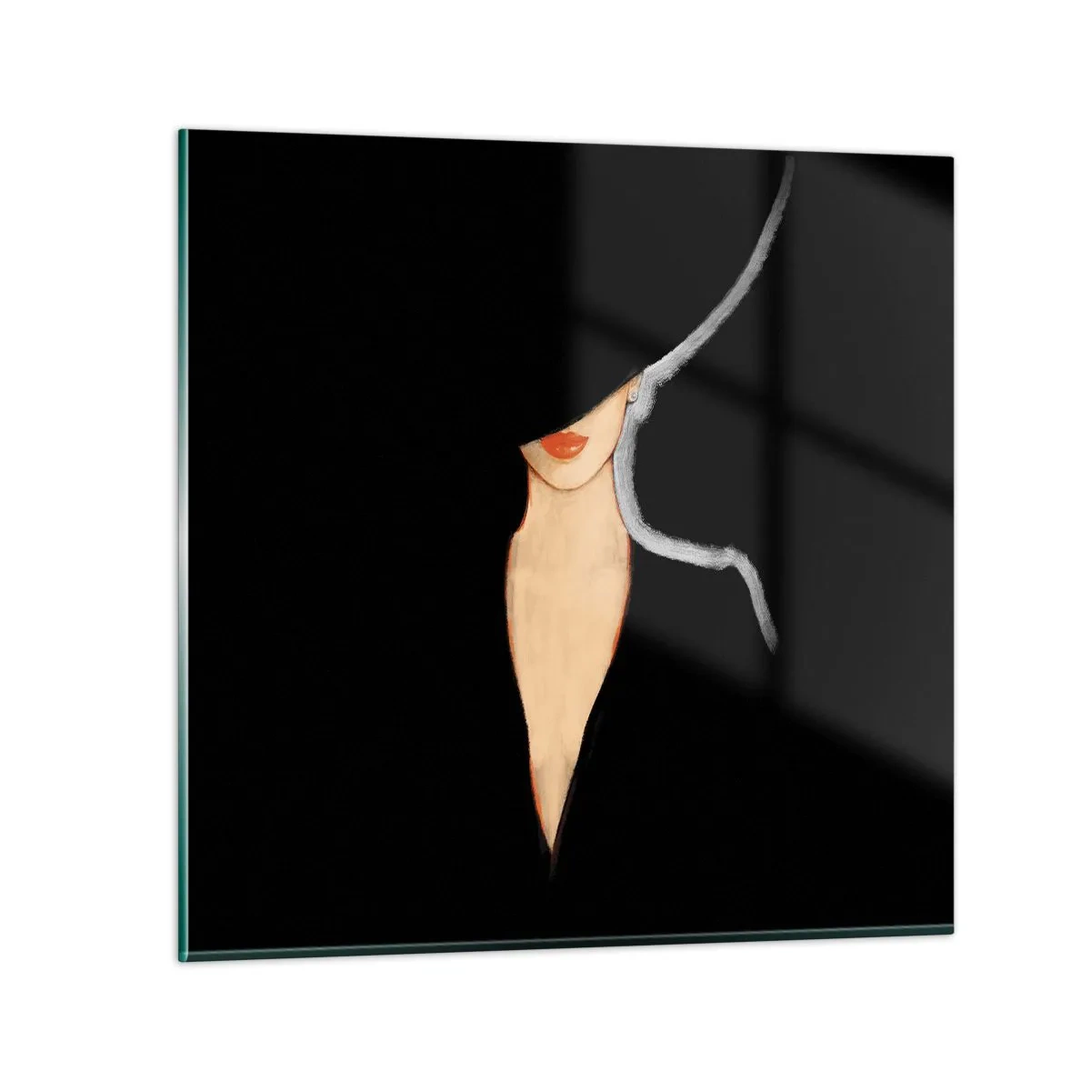 Obraz na szkle - Elegancja i styl - 40x40 cm