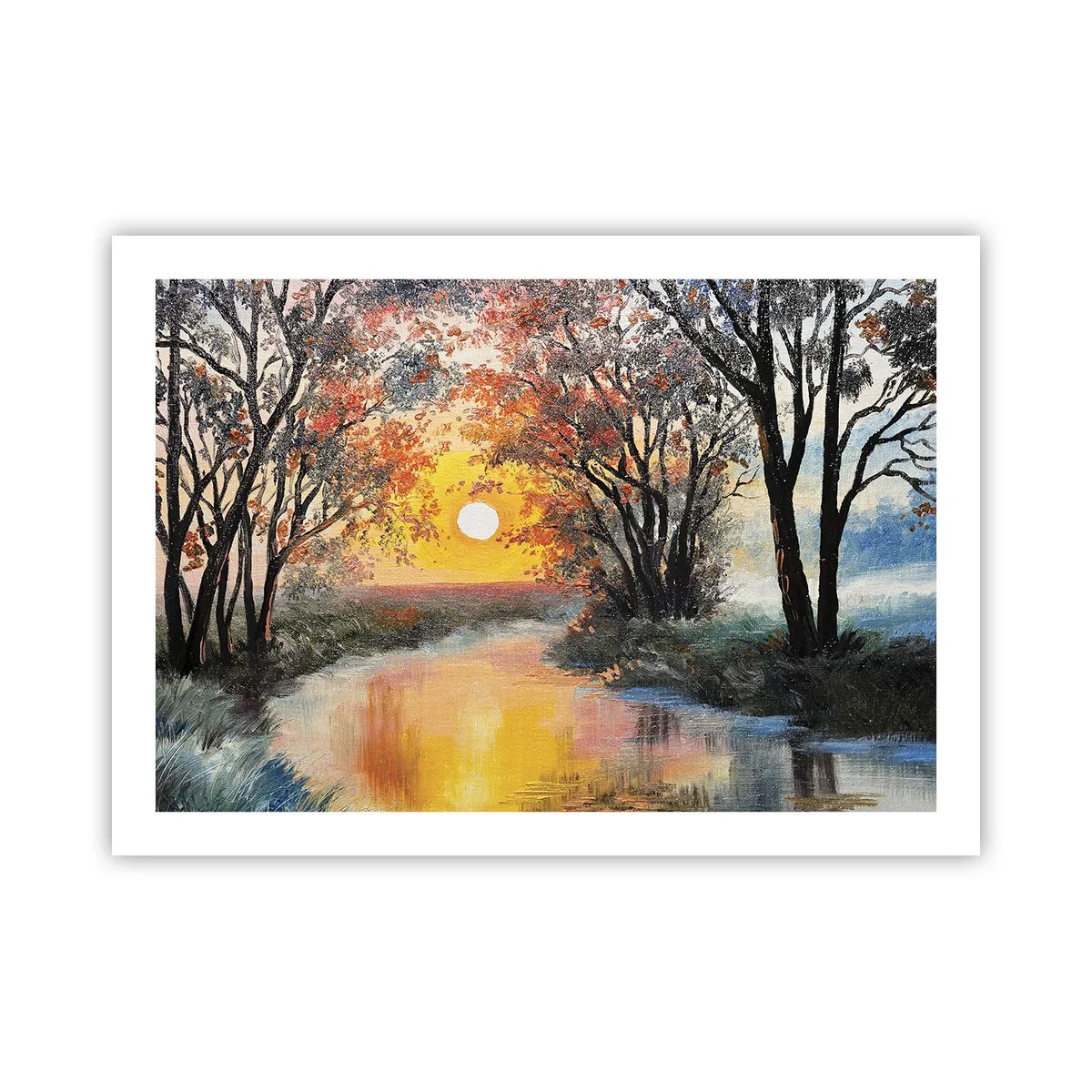 Plakat - Jesienne klimaty - 70x50 cm