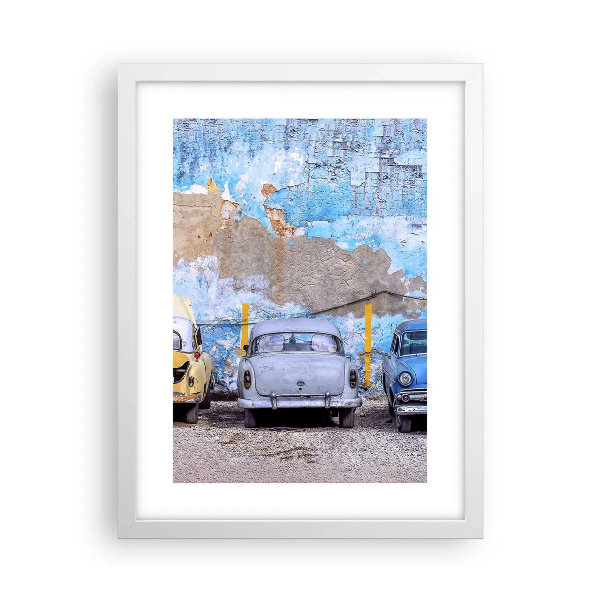 Plakat w białej ramie - Spotkanie weteranów - 30x40 cm