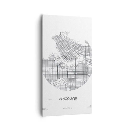 Obraz na płótnie - Anatomia Vancouver - 55x100 cm