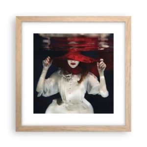 Plakat w ramie jasny dąb - Dziwożona - 30x30 cm