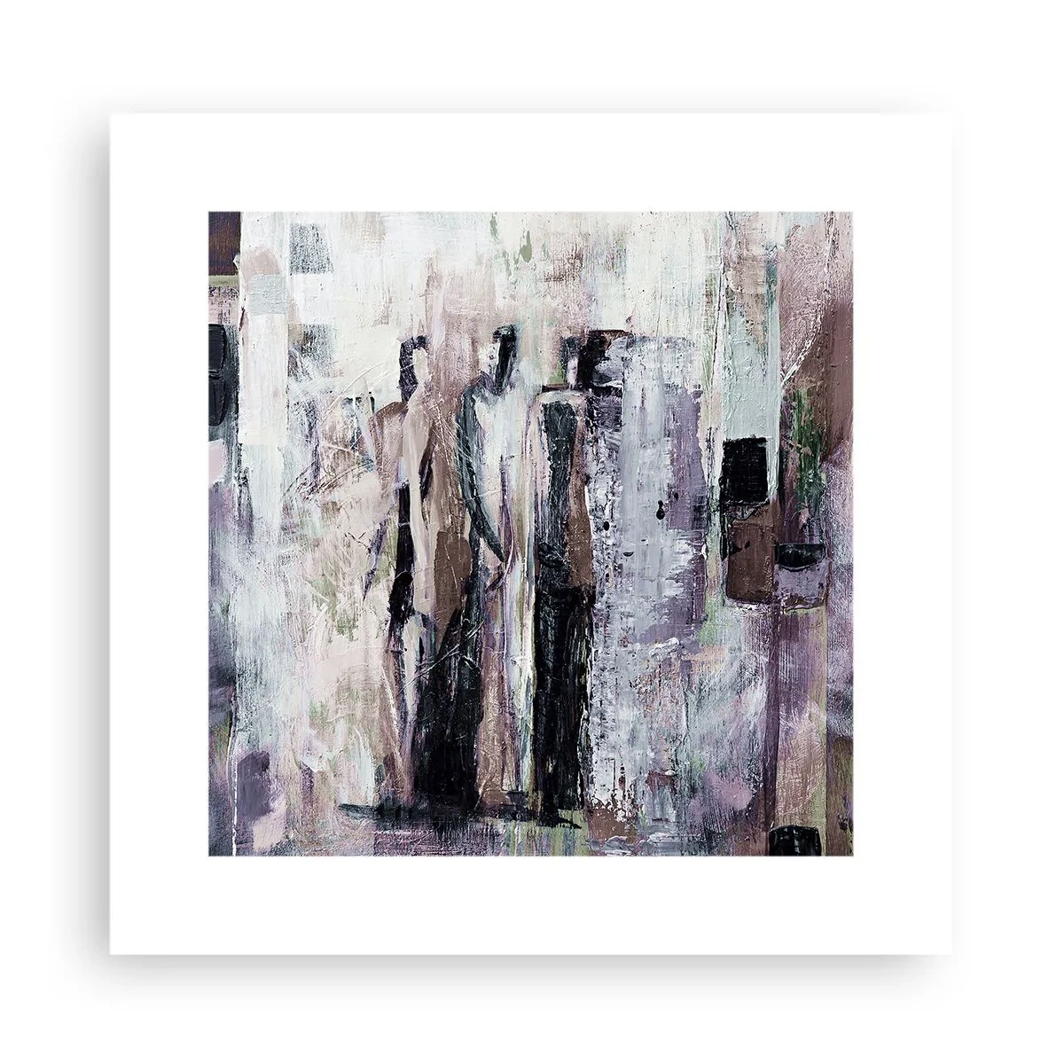 Plakat - Tajemnicza trójka - 30x30 cm