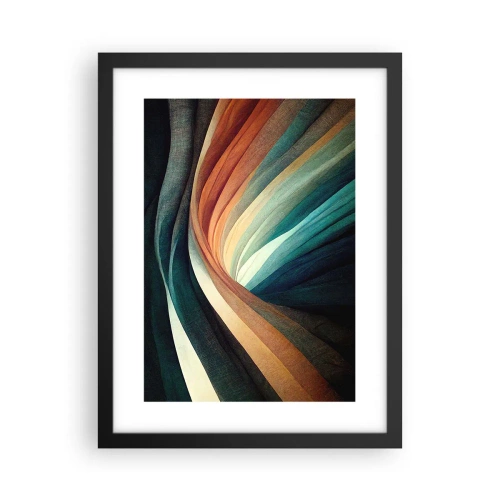 Plakat w czarnej ramie - Utkane z barw - 30x40 cm
