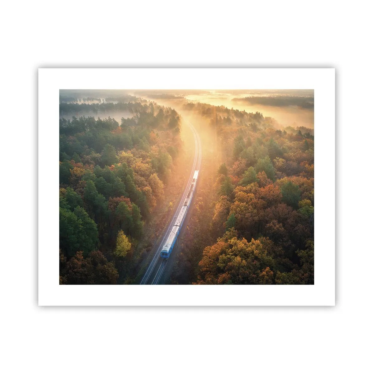 Plakat - Jesienna podróż - 50x40 cm