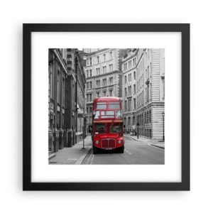 Plakat w czarnej ramie - Codzienność nie musi być szara - 30x30 cm