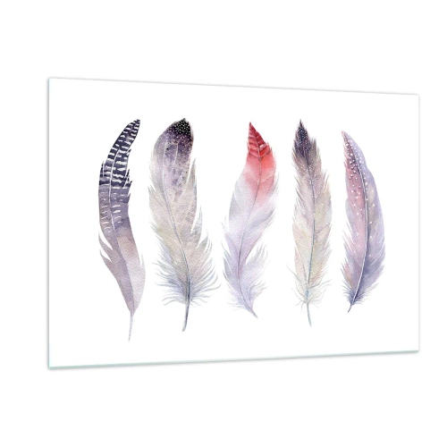 Obraz na szkle - Delikatne jak różnobarwna mgła - 120x80cm - Delikatne jak różnobarwna mgła - Nowoczesna dekoracja ścienna do salonu, kuchni i sypialni ARTTOR