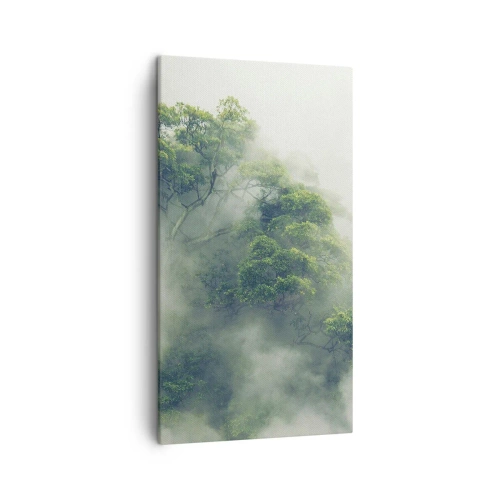 Obraz na płótnie - Otulone mgłą - 45x80 cm