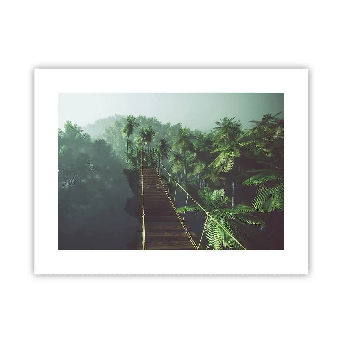 Plakat - Nad kipielą zieleni - 40x30 cm