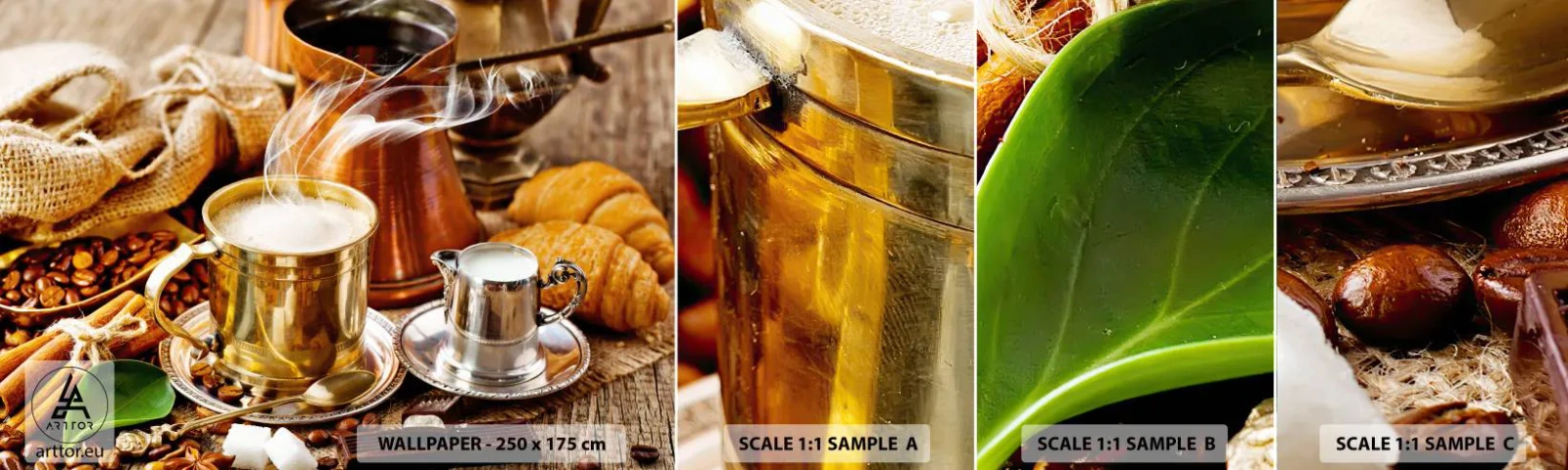 Fototapeta Próbka Standard Eco - Miłego dnia! - Kawa, Gastronomia, Kuchnia - 100x30 cm