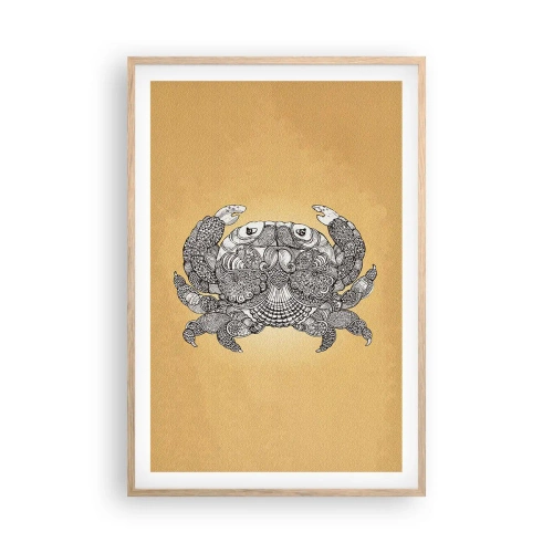 Plakat w ramie jasny dąb - Opowieści Pana Kraba - 61x91 cm