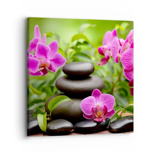 Obraz na płótnie - Piramida spokoju - 30x30 cm