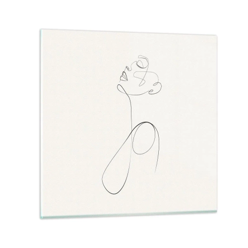 Obraz na szkle - Zapętlona w marzeniach - 30x30 cm