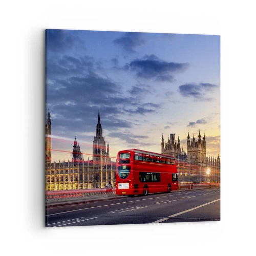 Obraz na płótnie - Znaki szczególne - 50x50 cm