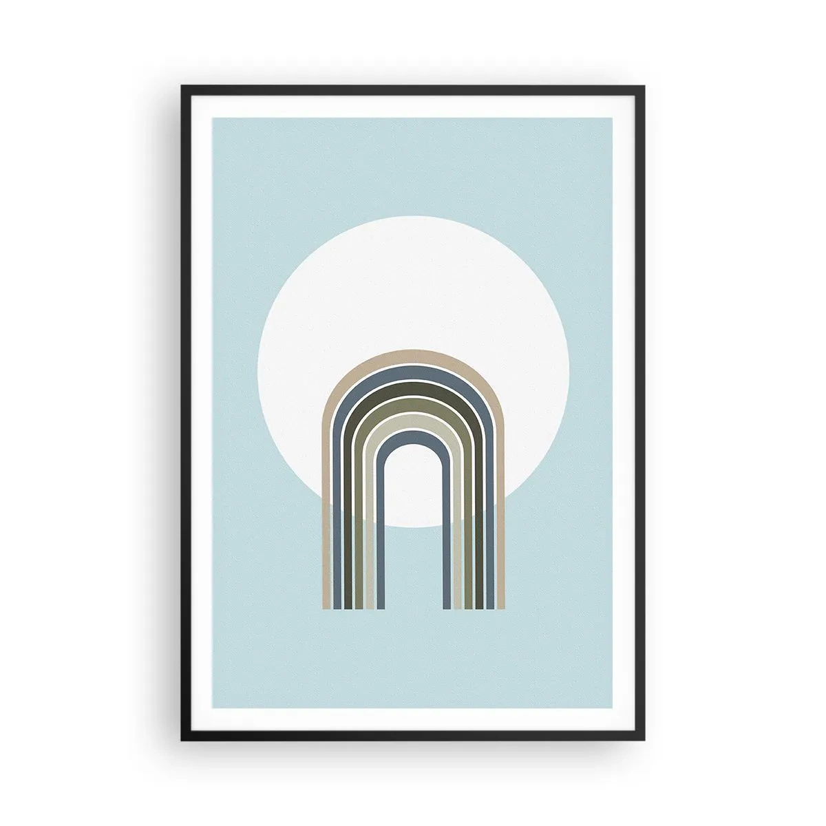 Plakat w czarnej ramie - Nieodparte przyciąganie - 70x100 cm