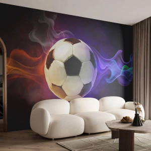 Fototapeta Standard Eco - Magiczna moc gry - Abstrakcja, Sport, Piłka Nożna - 500x350 cm